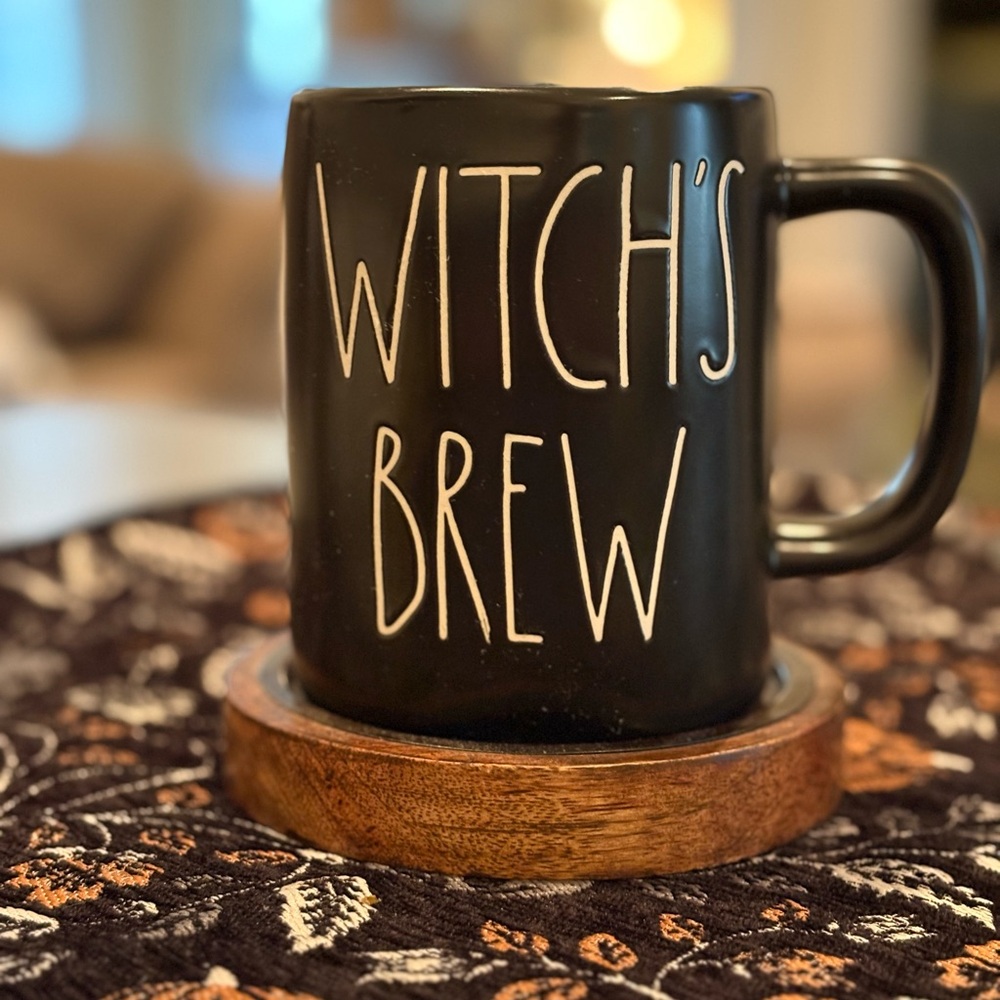 Rae Dunn Halloween Black Witch’s Brew Mug 🎃